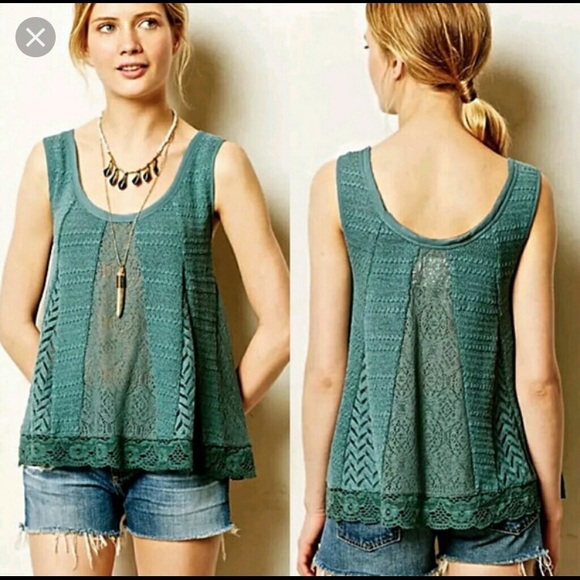 Anthropologie Tops - SOLD ON CP Anthropologie Meadow Rue tank, size L